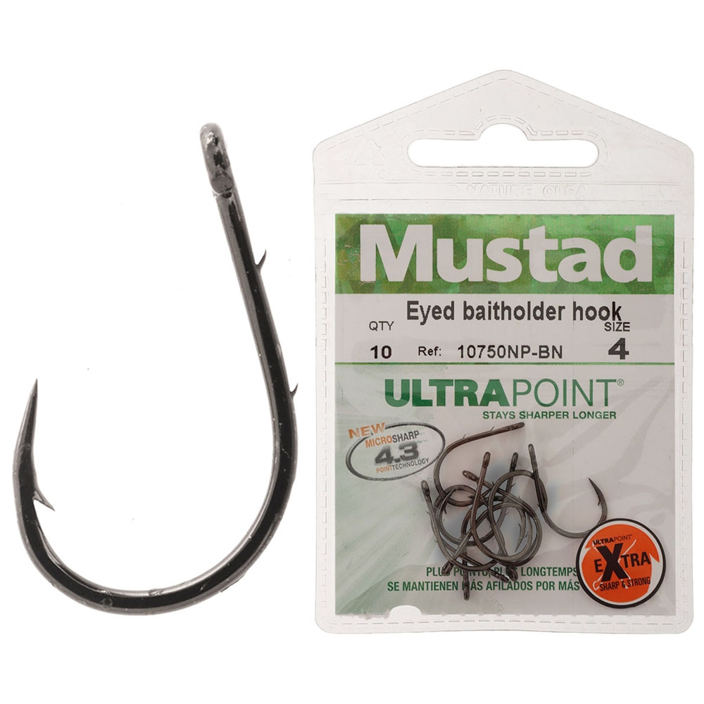 Mustad Chinu Baitholder Hook 4 Qty 10