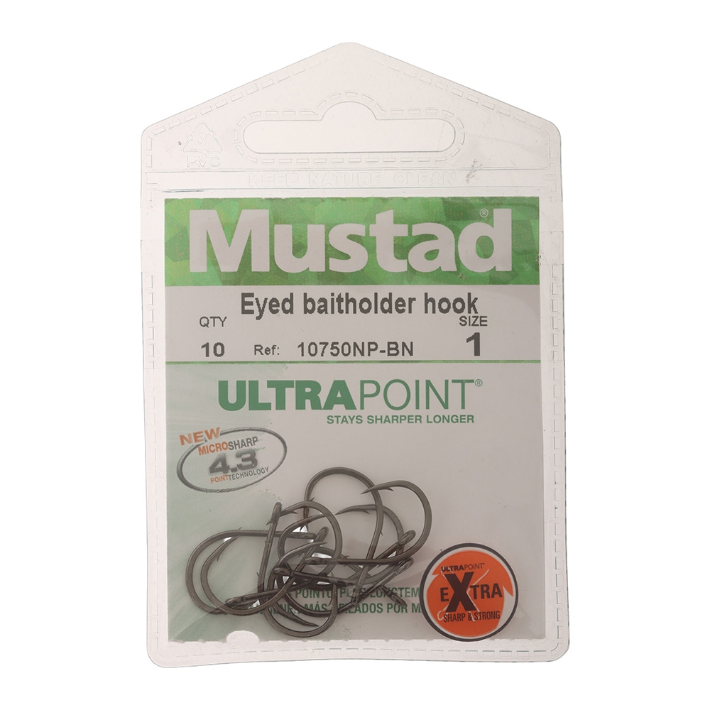 Mustad Chinu Baitholder Hook 1 Qty 10