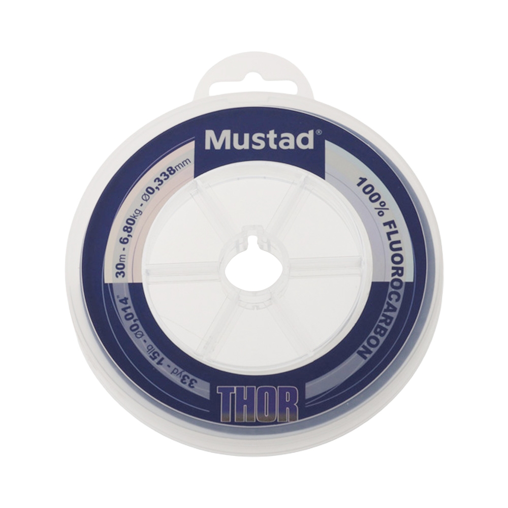 Mustad Thor 100% Fluorocarbon Leader 30m 15lb