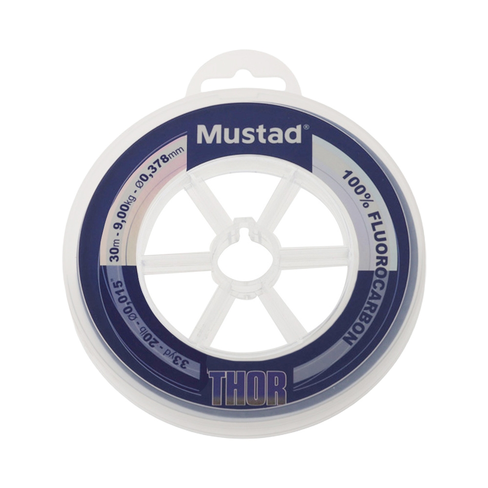 Mustad Thor 100% Fluorocarbon Leader 30m 20lb 