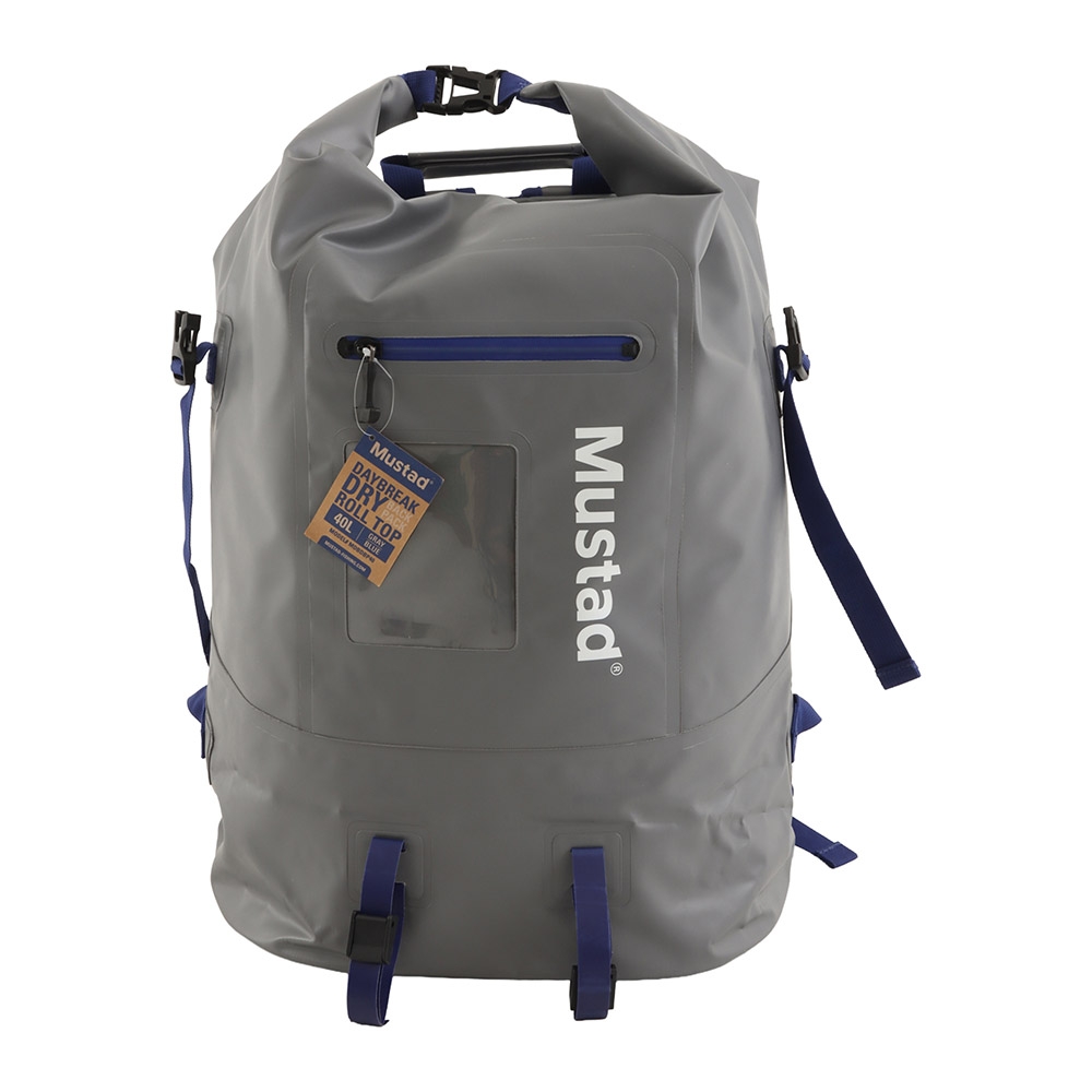 Mustad Daybreak Waterproof Roll-Top Dry Backpack 40L