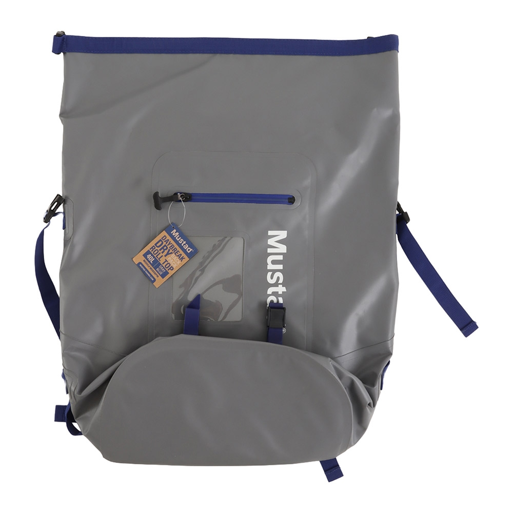 Mustad Daybreak Waterproof Roll-Top Dry Backpack 40L