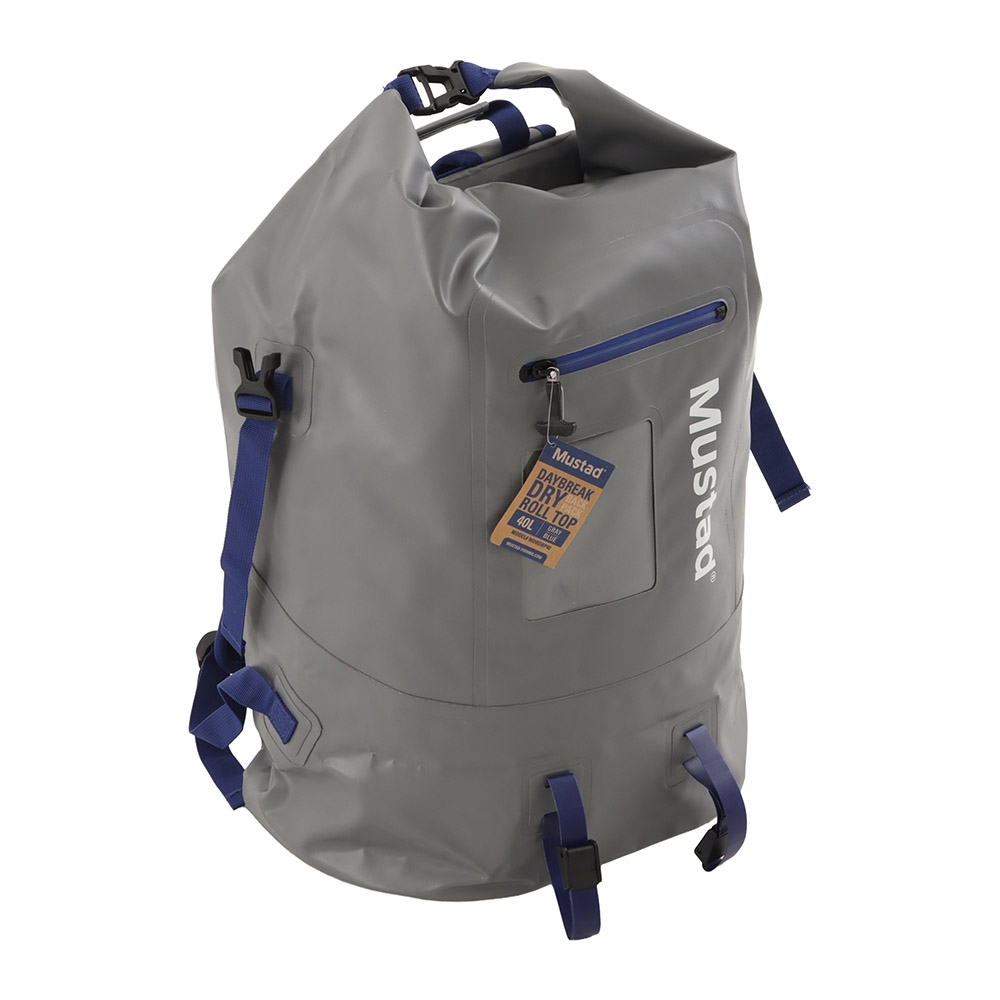 Mustad Daybreak Waterproof Roll-Top Dry Backpack 40L