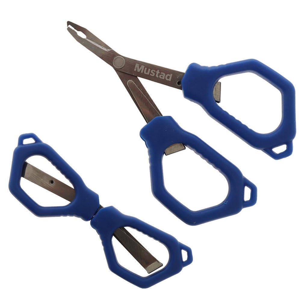 Mustad Mini 3-in-1 Folding Multi-Tool Scissors 4in