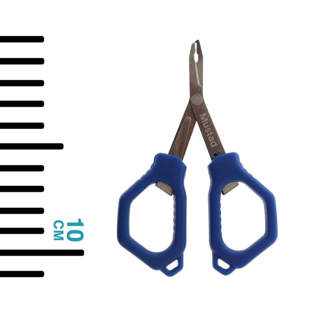 Mustad Mini 3-in-1 Folding Multi-Tool Scissors 4in