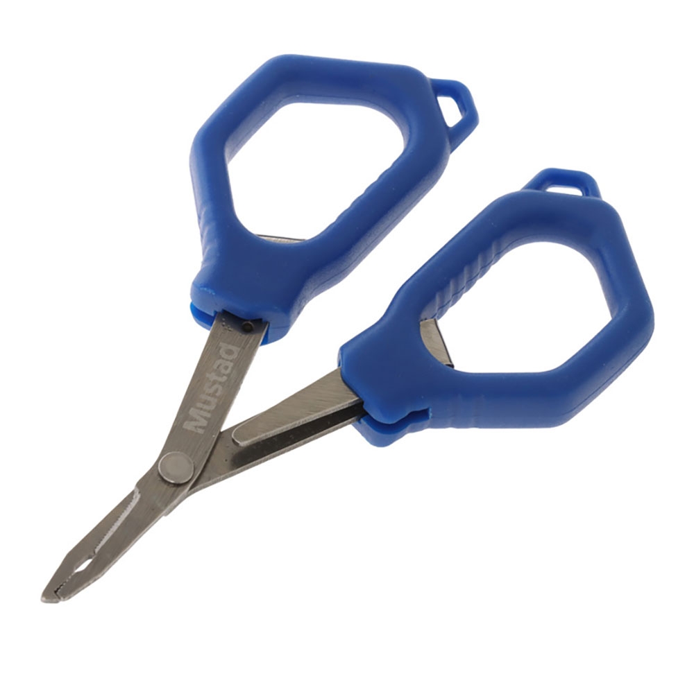 Mustad Mini 3-in-1 Folding Multi-Tool Scissors 4in