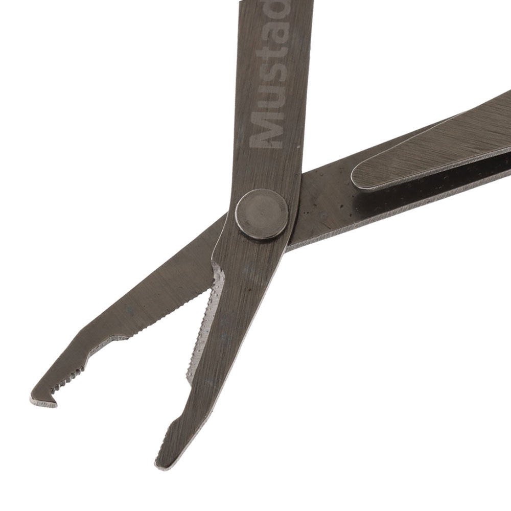 Mustad Mini 3-in-1 Folding Multi-Tool Scissors 4in