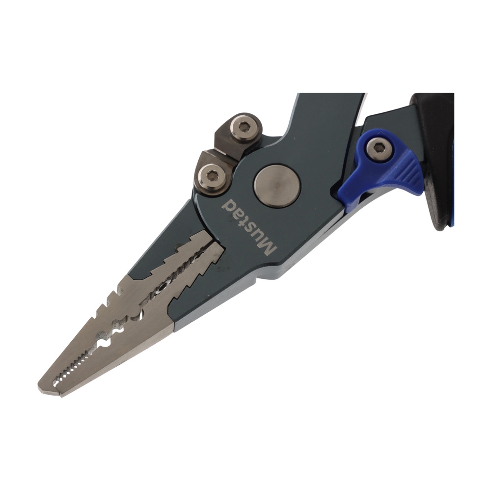 Mustad Spring-Assisted Alloy Pliers 7.5in