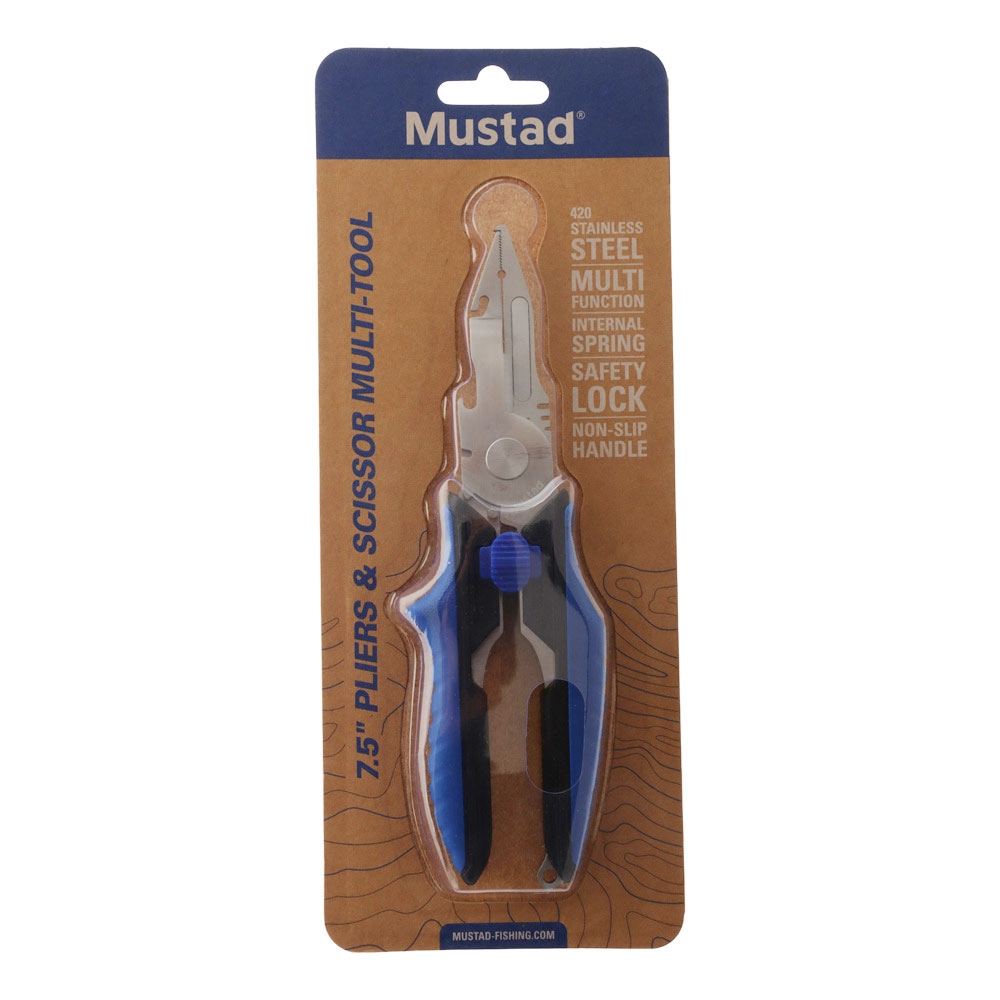 Mustad Pliers and Scissor Multi-Tool 7.5in