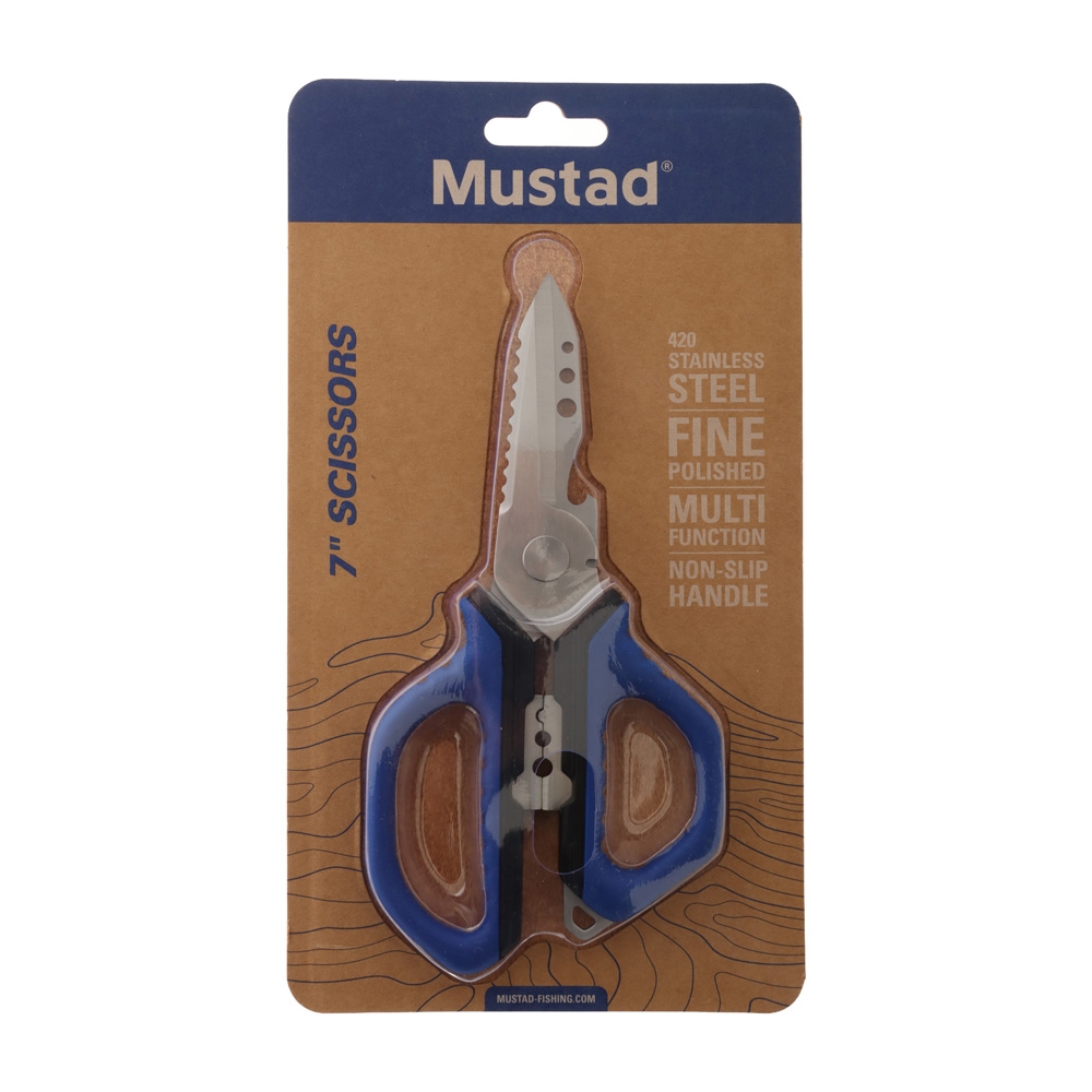 Mustad Stainless Steel Fishing Scissors 7in