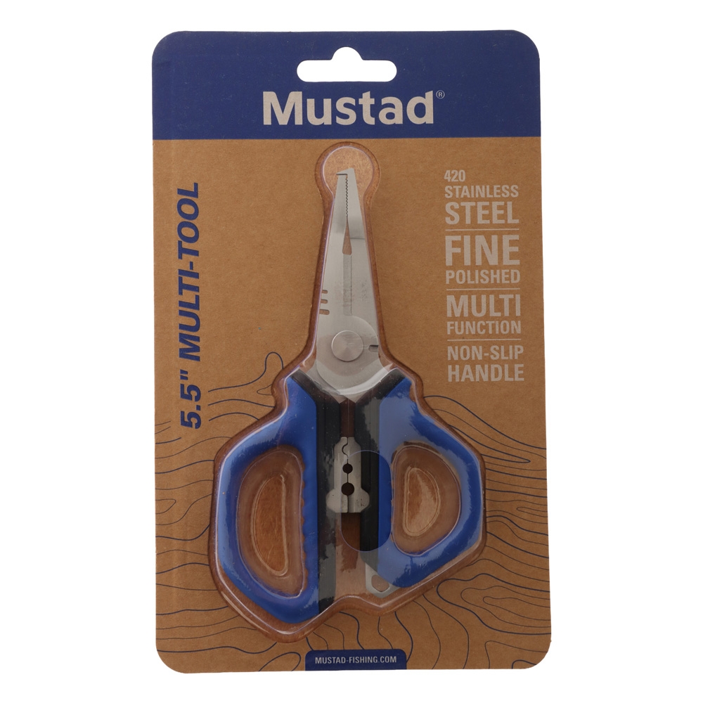 Mustad Stainless Steel Multi-Tool Scissors 5.5in