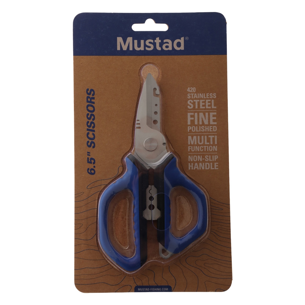Mustad Stainless Steel Fishing Scissors 6.5in