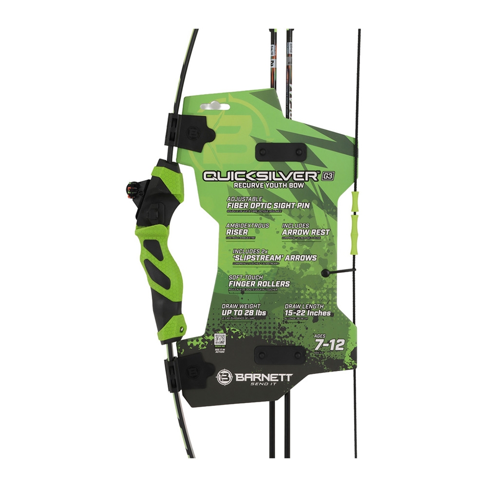 Barnett Quicksilver G3 Youth Recurve Bow and Arrow Set
