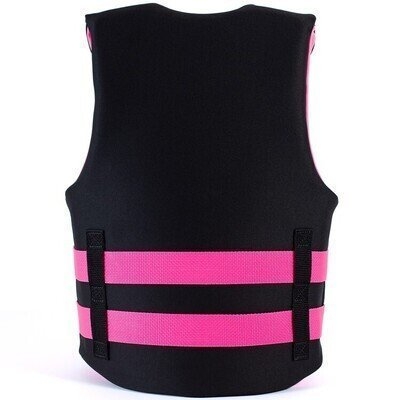 O'Brien Neoprene Junior Life Jacket Black/Pink Chest Size: 28-32in