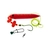 Holiday Game Rig Float Pink 130mm 200lb 8/0