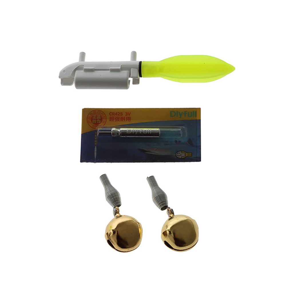 Holiday Fishing Rod Bell and Clip Light with CR425 Battery