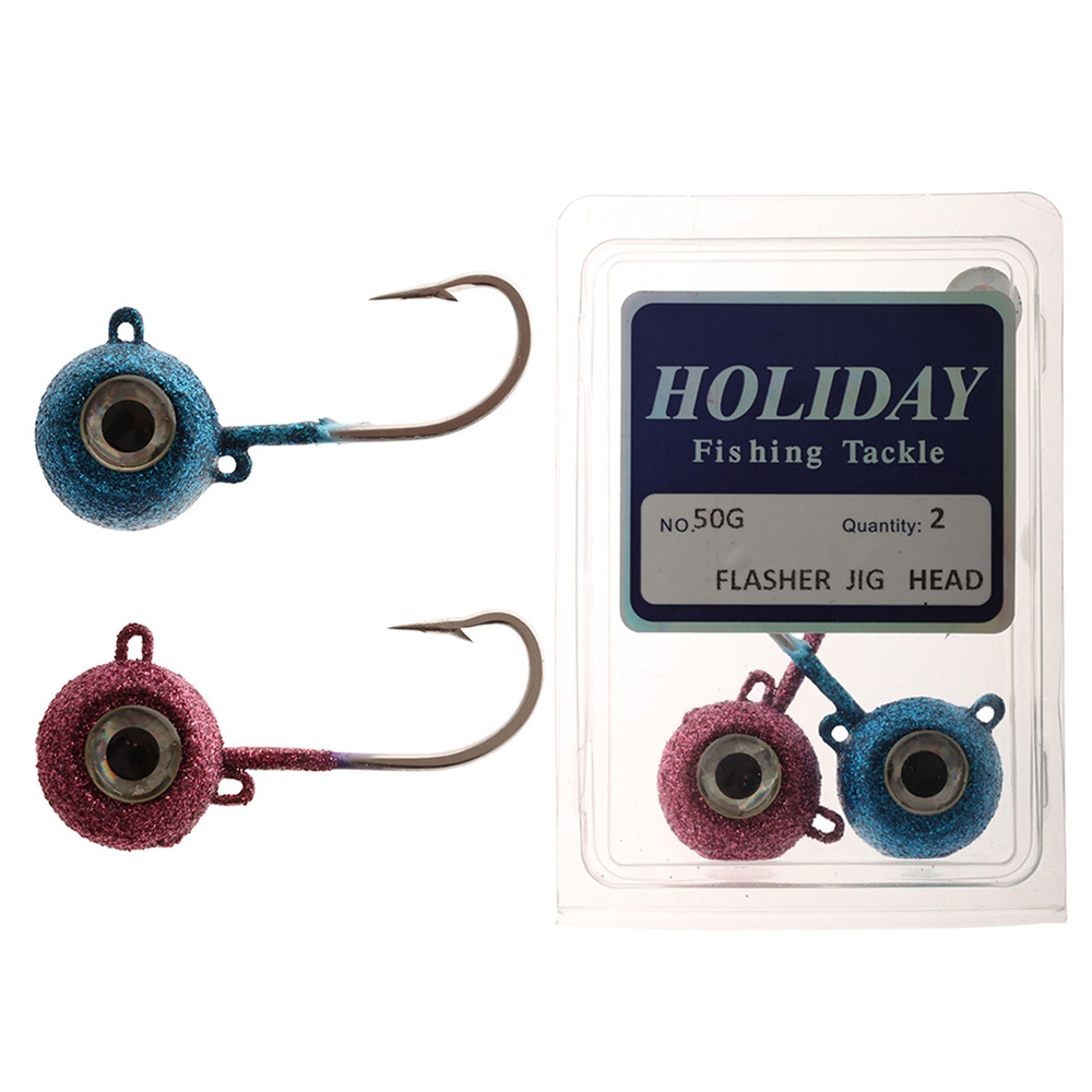 Holiday Flasher Jig Head 50g Qty 2