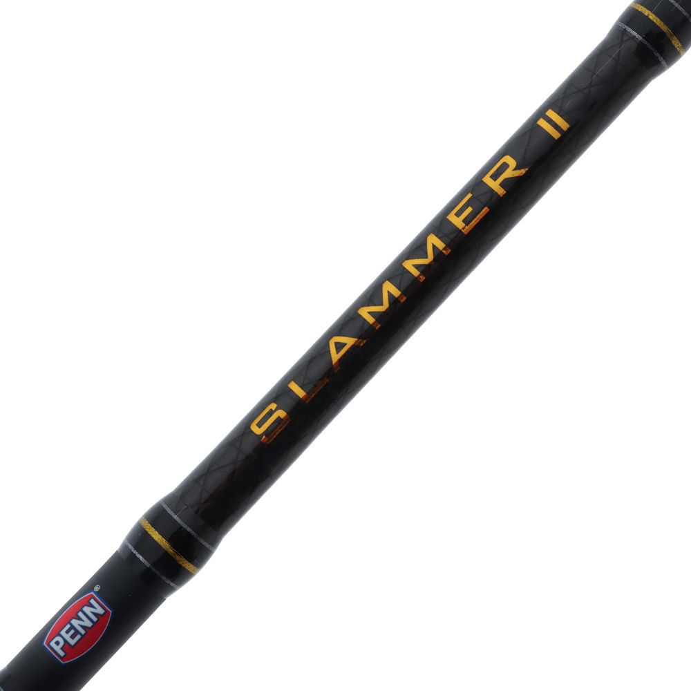 PENN Slammer IV 6500 Slammer II 802H Inshore Spin Combo 8ft PE4-6 2pc