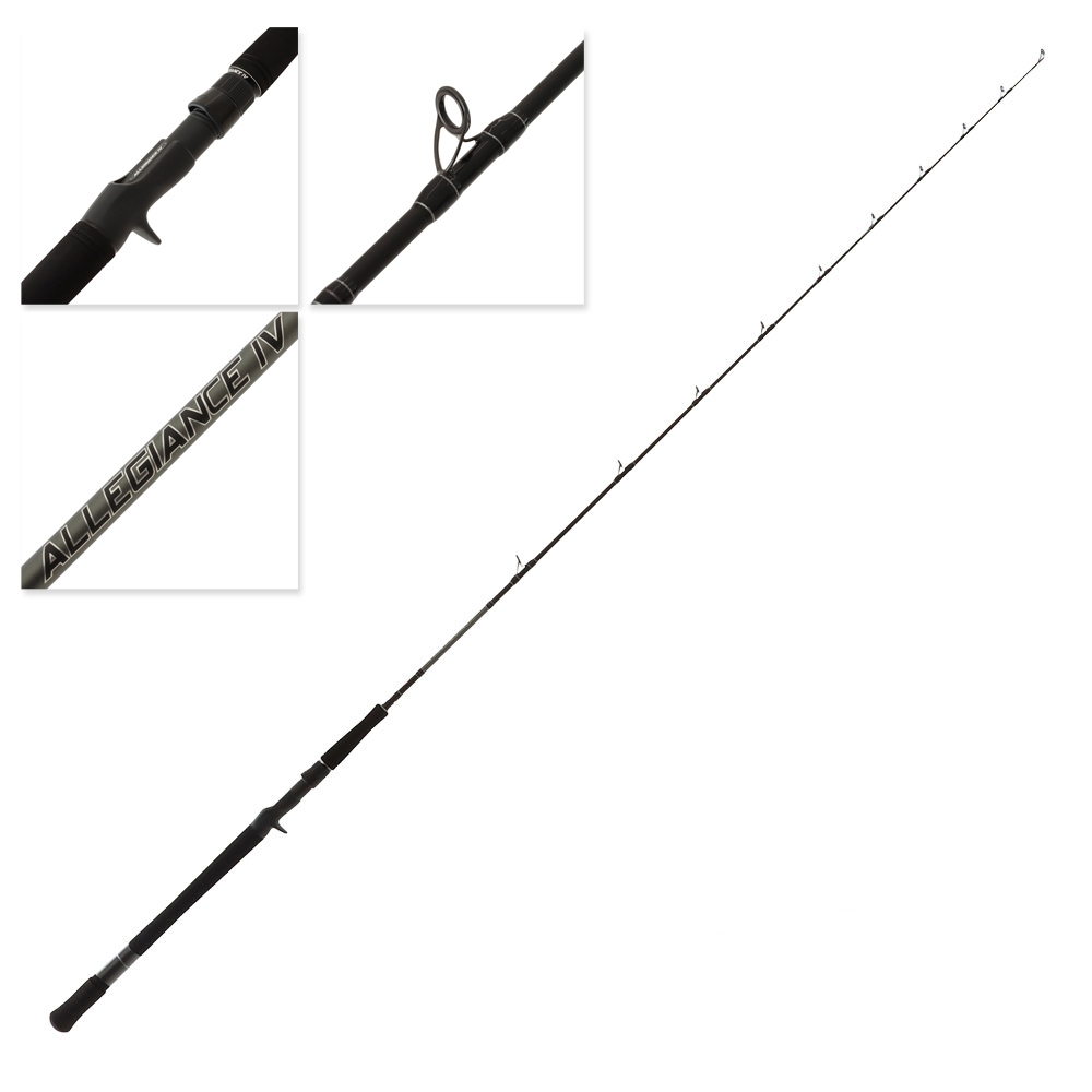 PENN Allegiance IV 631M Inshore Overhead Jigging Rod 6ft 3in PE2-4 1pc