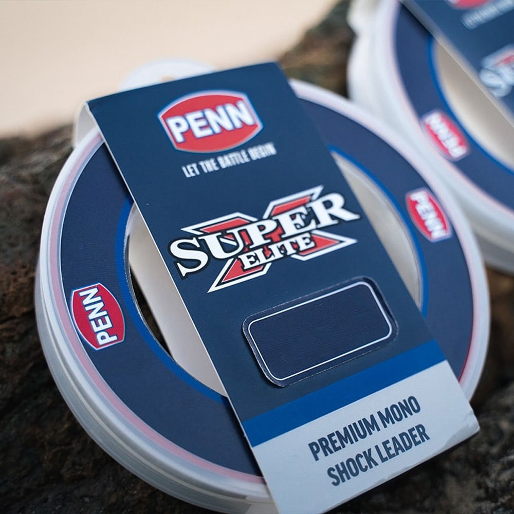 PENN Super X Elite Mono Shock Leader Trace Clear