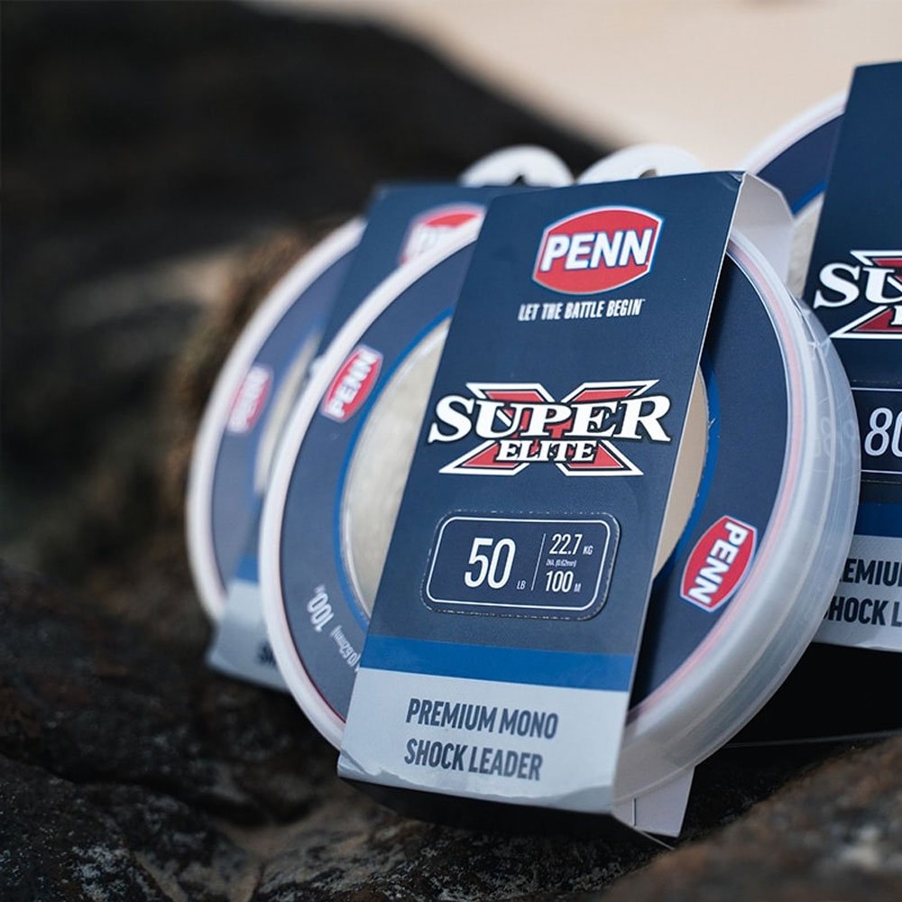 PENN Super X Elite Mono Shock Leader Trace Clear