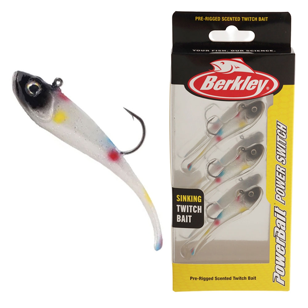 Berkley PowerBait Power Switch Soft Bait 2.5in / 6cm Qty 3 Wonderbread
