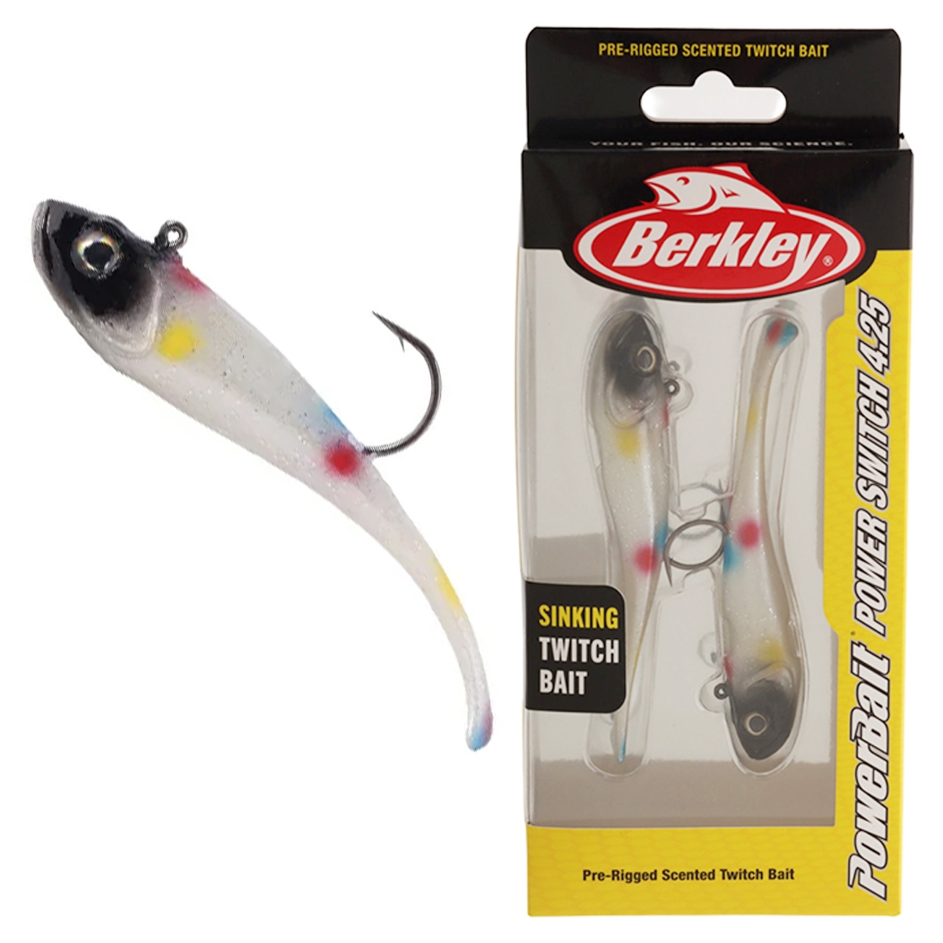 Berkley PowerBait Power Switch Soft Bait 4.25in / 10.5cm Qty 2 Wonderbread