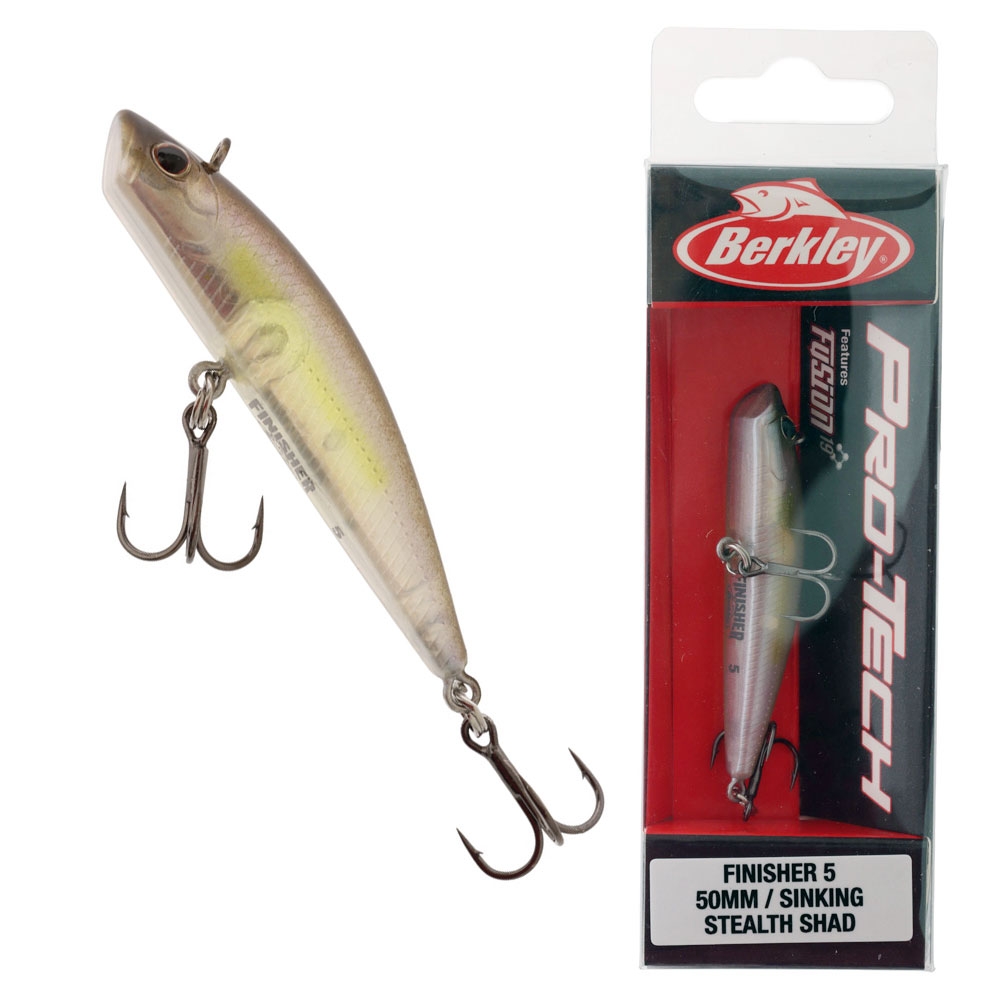 Berkley Pro-Tech Finisher Lure 50mm Stealth Shad