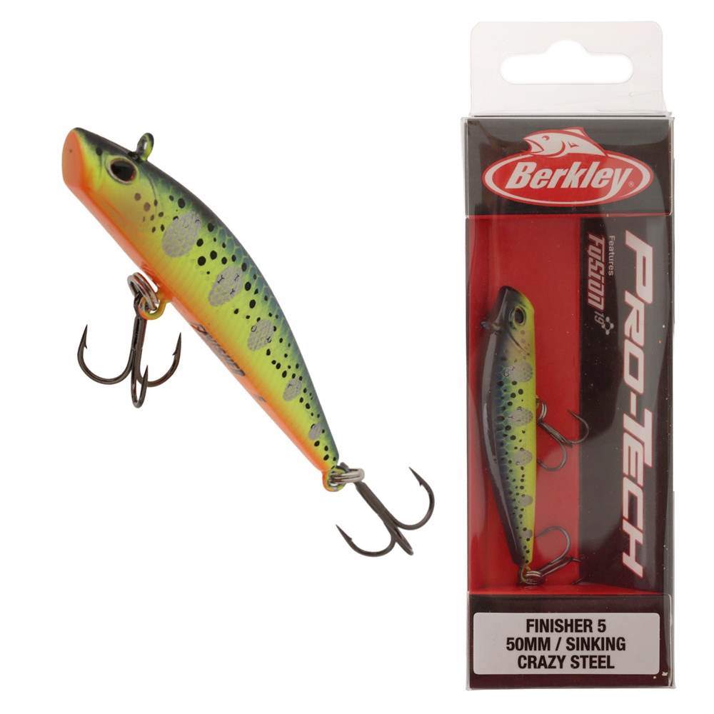 Berkley Pro-Tech Finisher Lure 50mm Crazy Steel