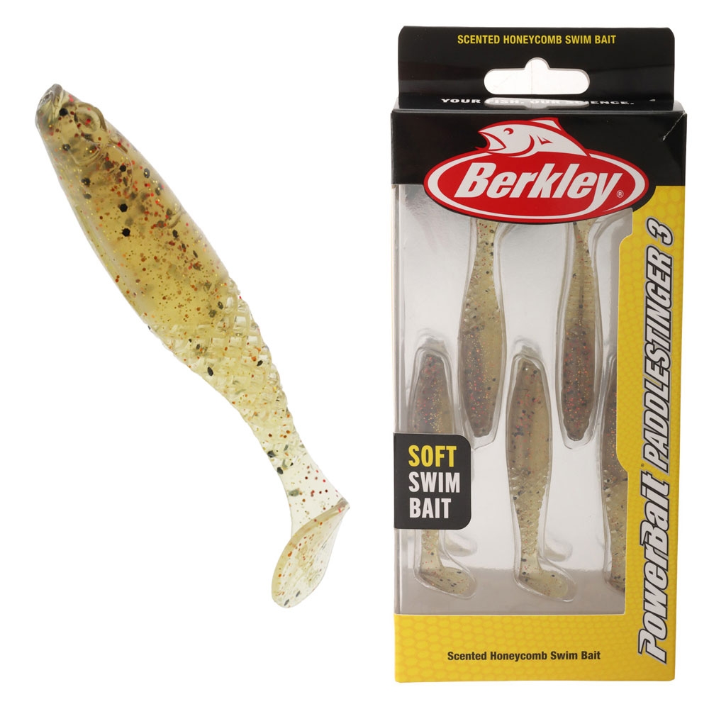 Berkley PowerBait PaddleStinger Soft Bait 7.5cm Swamp Gas