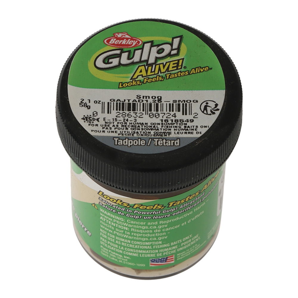 Berkley Gulp Alive Tadpole Soft Bait 3cm Smog