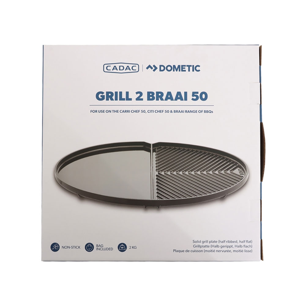 Dometic Cadac Grill 2 Braai Grill / Hot Plate 45cm