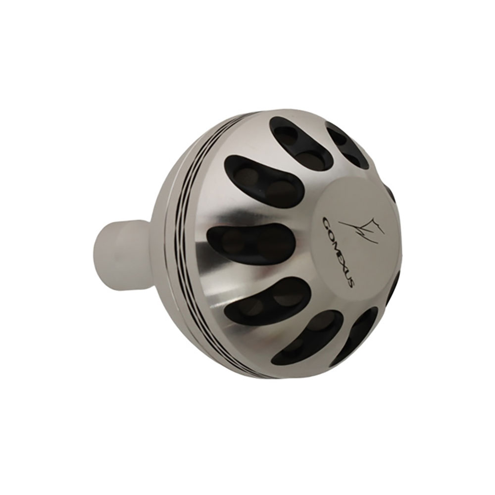 Gomexus Aluminium Reel Power Knob 35mm Silver and Black