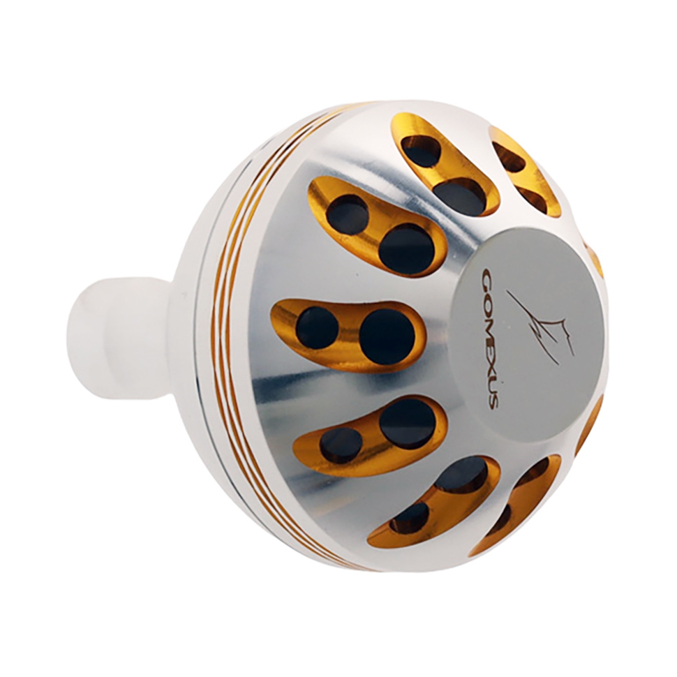 Gomexus Aluminium Reel Power Knob 35mm Silver and Gold