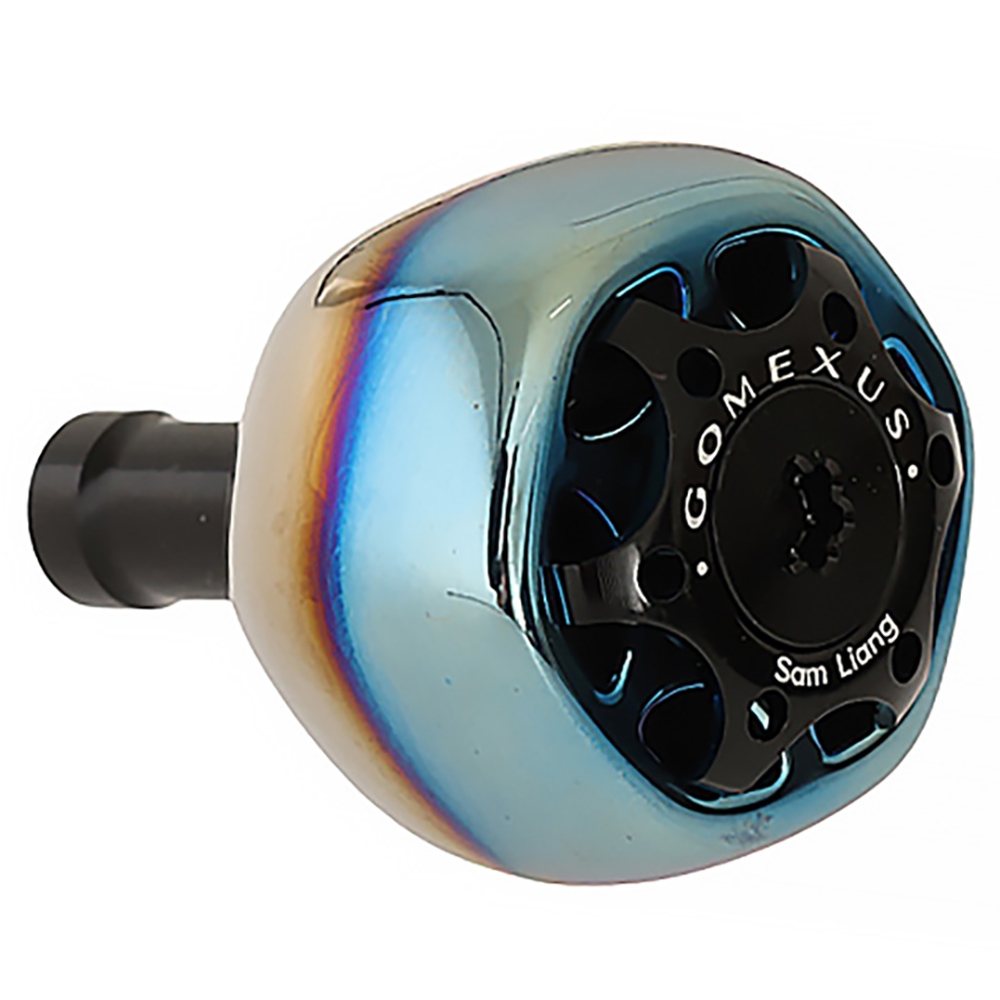Gomexus Galaxy Titanium Reel Power Knob 38mm Flame/Black