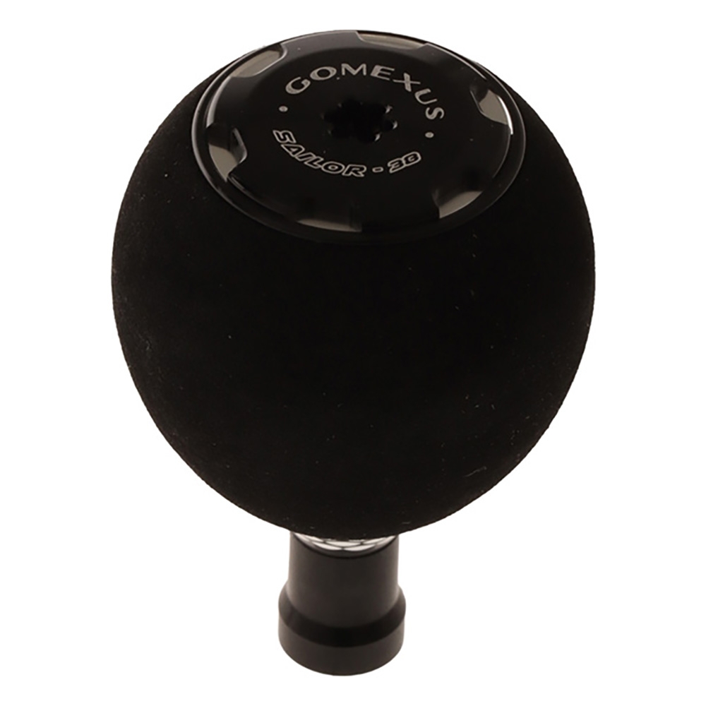 Gomexus EVA/Aluminium Reel Knob 38mm Black/Silver