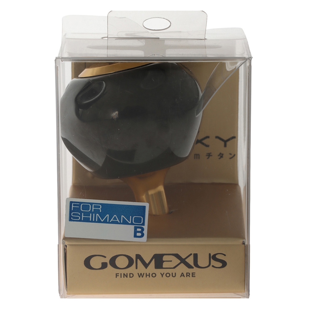 Gomexus Galaxy Titanium Reel Power Knob 45mm Black/Gold