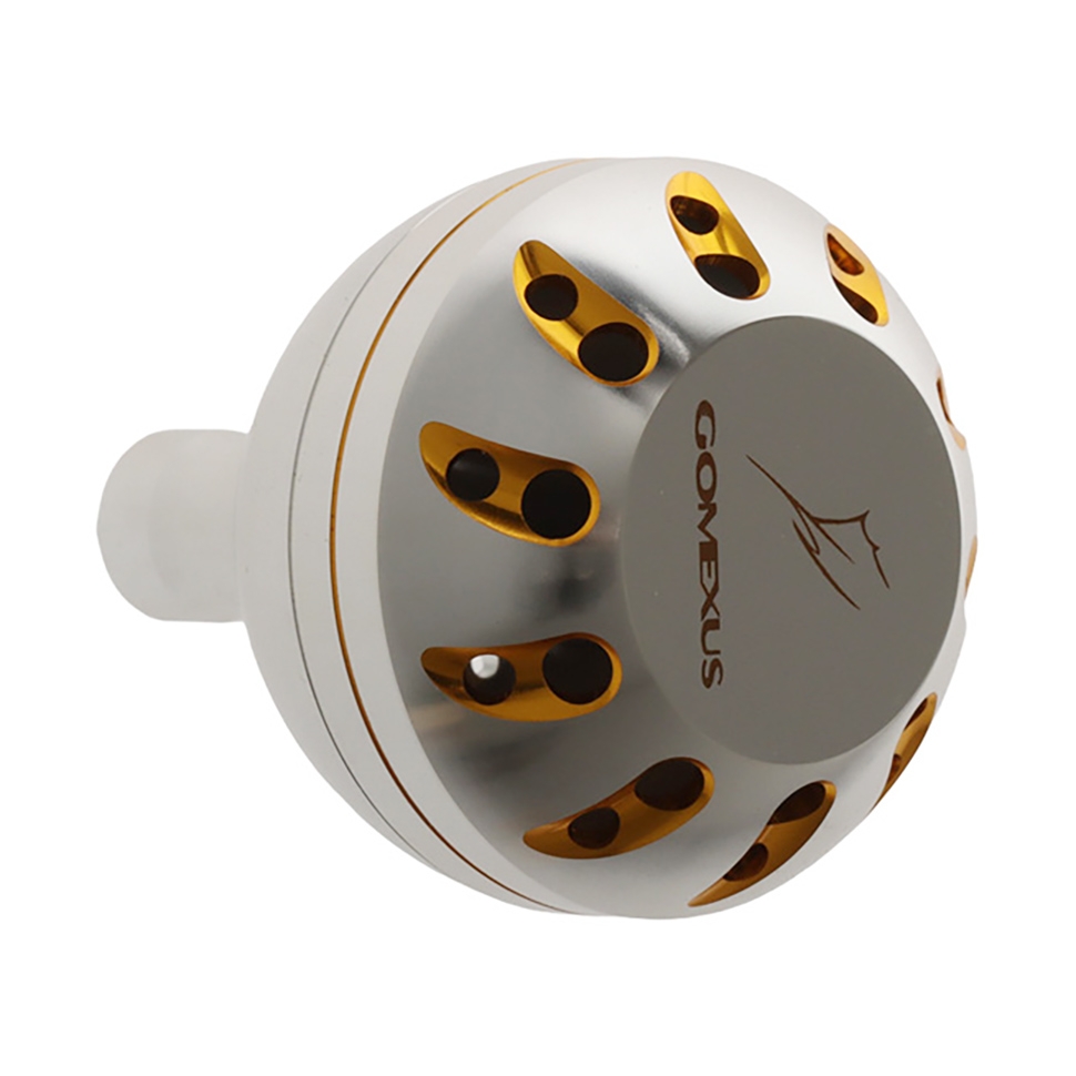 Gomexus Aluminium Reel Power Knob 45mm Silver/Gold