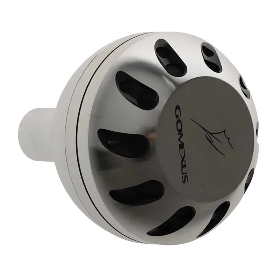 Gomexus Aluminium Reel Power Knob 45mm Silver/Black