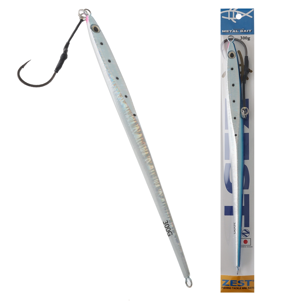 Zest Curved Slider Jig 300g Blue