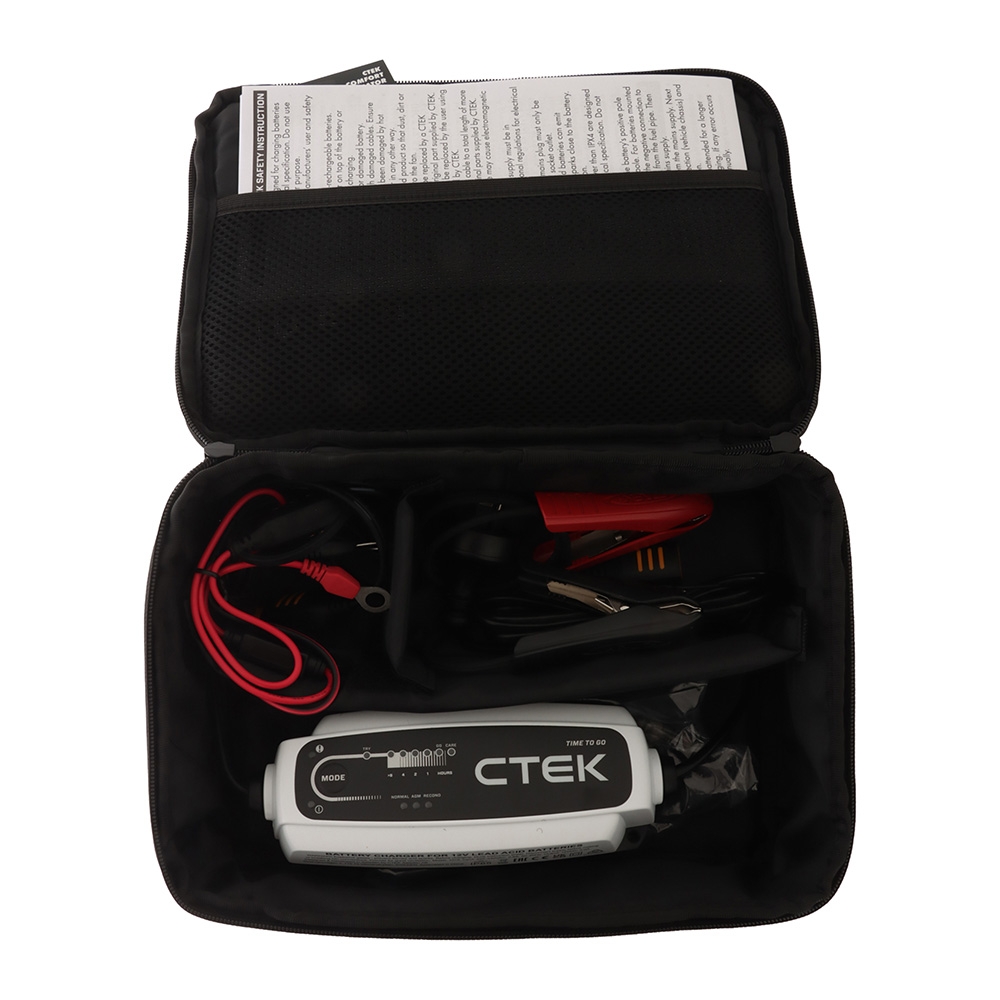 CTEK Time-To-Go 5A 8-Stage Battery Charger Kit 12v with Case