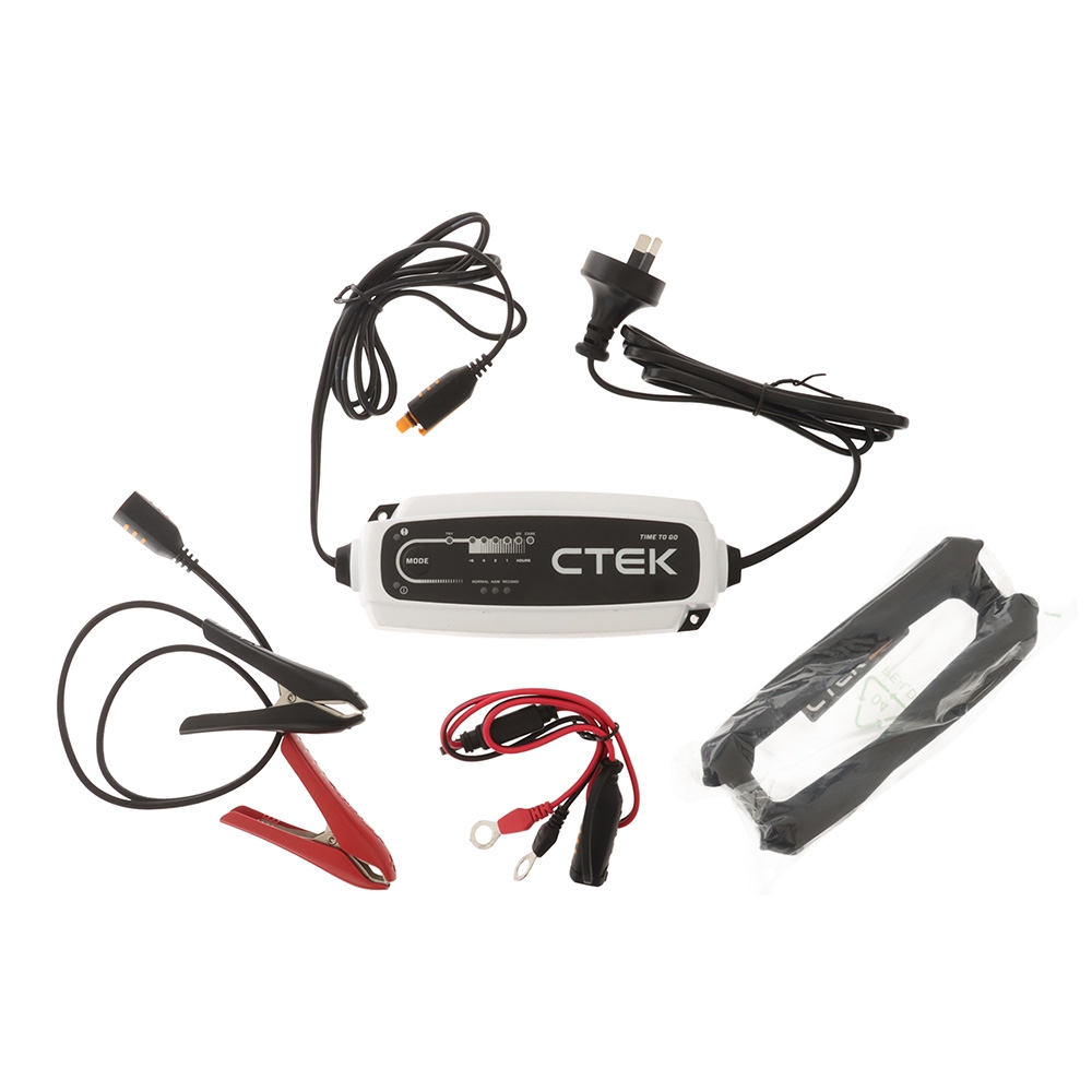 CTEK Time-To-Go 5A 8-Stage Battery Charger Kit 12v with Case