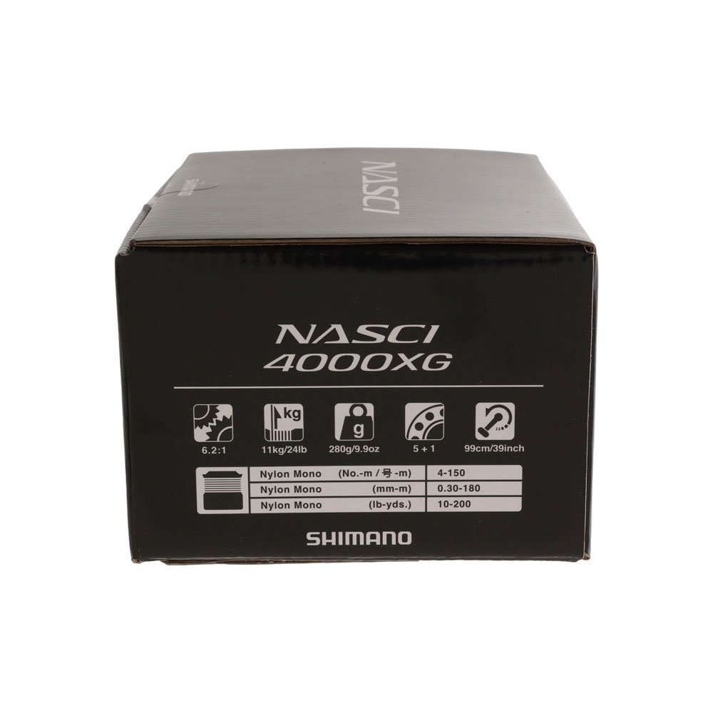 Shimano Nasci 4000 XG FD Taipan Medium Light Spinning Soft Bait Combo 7ft 4-8kg 2pc