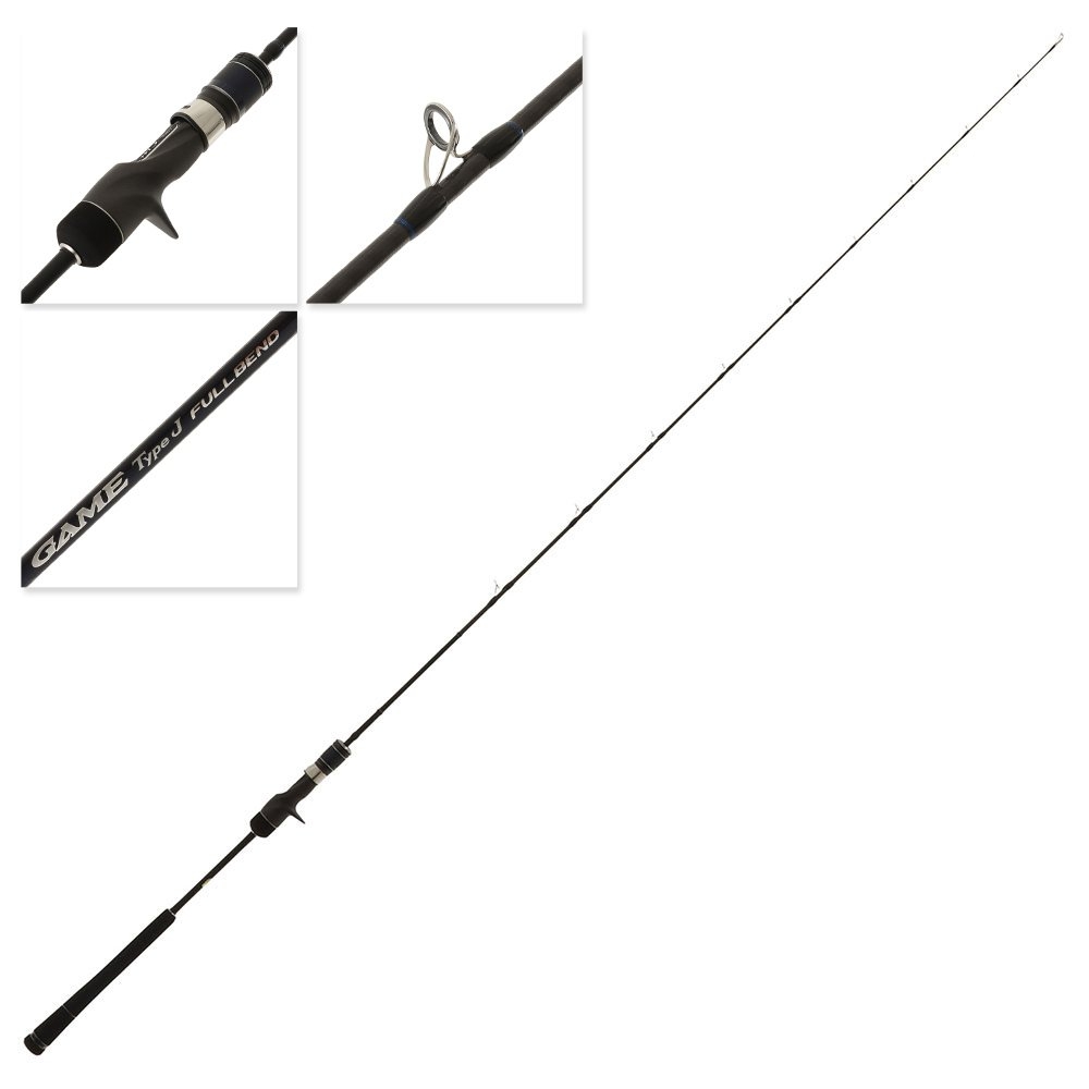 Shimano 24 Game Type J Fullbend B60-3 Overhead Jigging Rod 6ft PE2.5 2pc