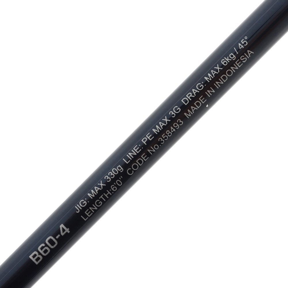 Shimano Grappler 300HG Game Type J Fullbend B60-4 Overhead Jigging Combo 6ft PE3 2pc