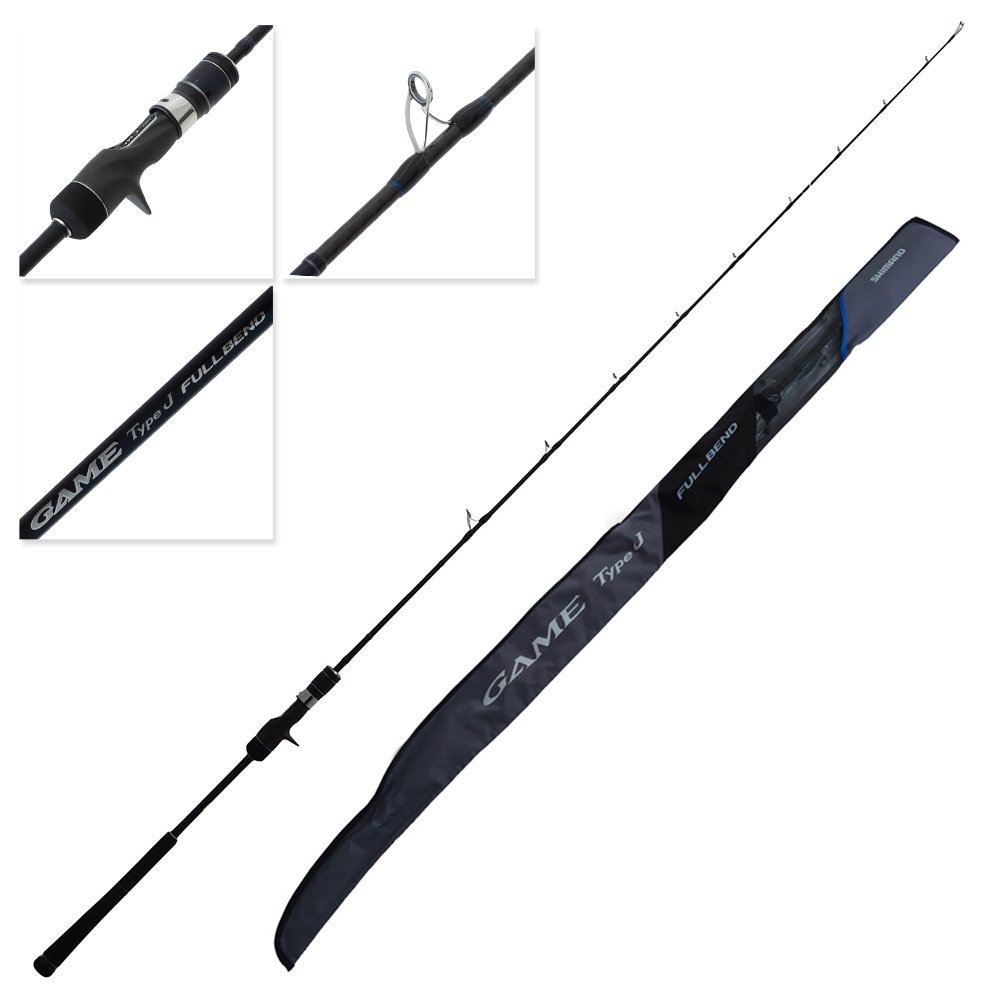 Shimano 24 Game Type J Fullbend B60-5 Overhead Jigging Rod 6ft PE4 2pc