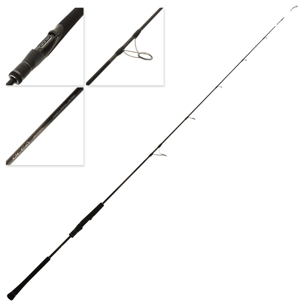 Shimano Stella SW 8000 PG Ocea Jigger Natural Jerk S64-3 Spin Combo 6ft 4in PE3 1pc with Braid