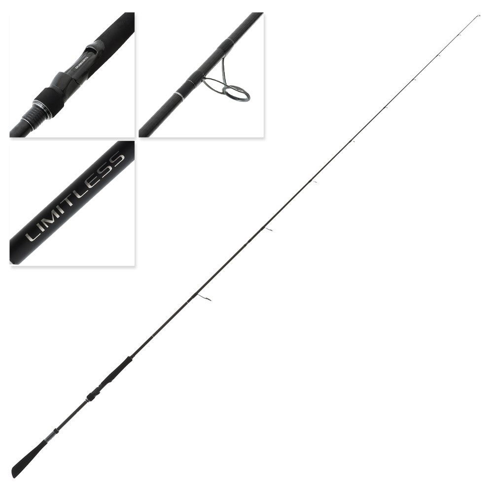 Shimano Limitless Extra Heavy Spinning Rock Rod 9ft 8-15kg 2pc