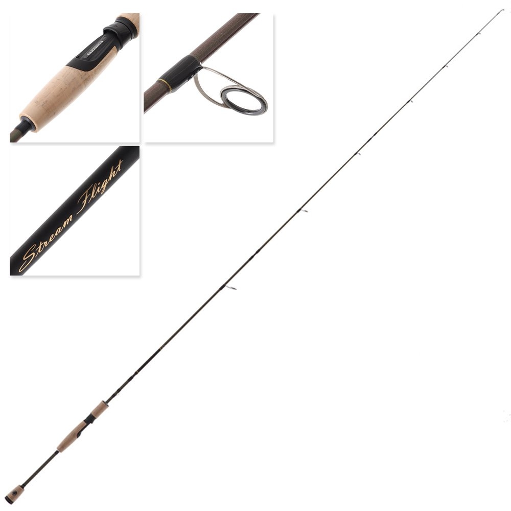 Shimano Stream Flight Light Freshwater Spin Rod 6ft 6in 2-5kg 4pc
