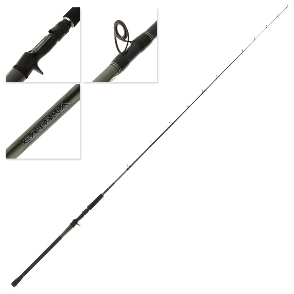 Shimano 25 Catana Overhead Slow Jig Rod 6ft 6in PE2 2pc